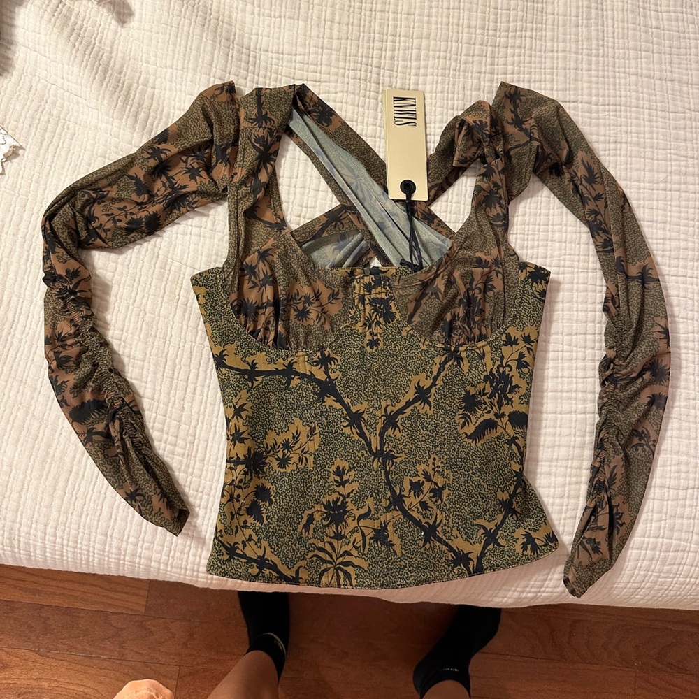 KNWLS Scythe Bustier Top